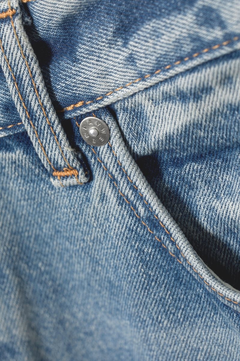 Weekday Astro Loose Baggy Jeans デニム メンズ 青 Japan | J6H-9034