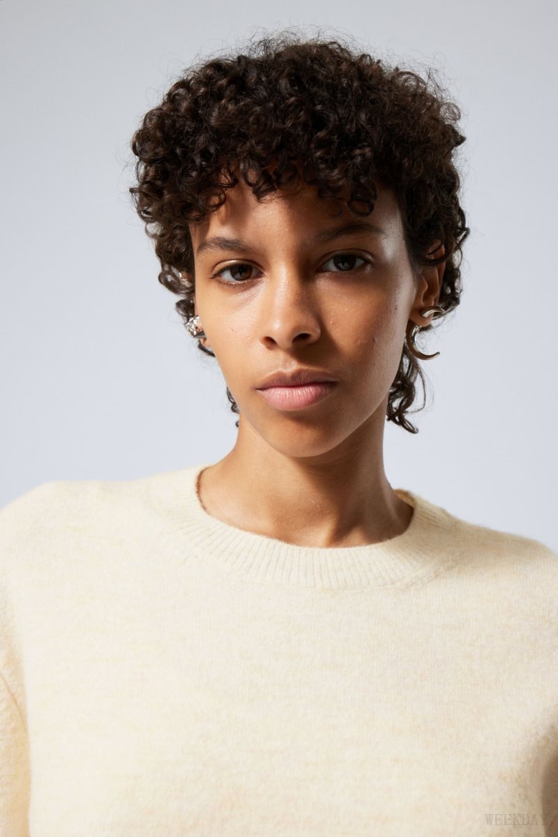 Weekday Ayla Sweater セーター レディース Oat Japan | G9P-3598