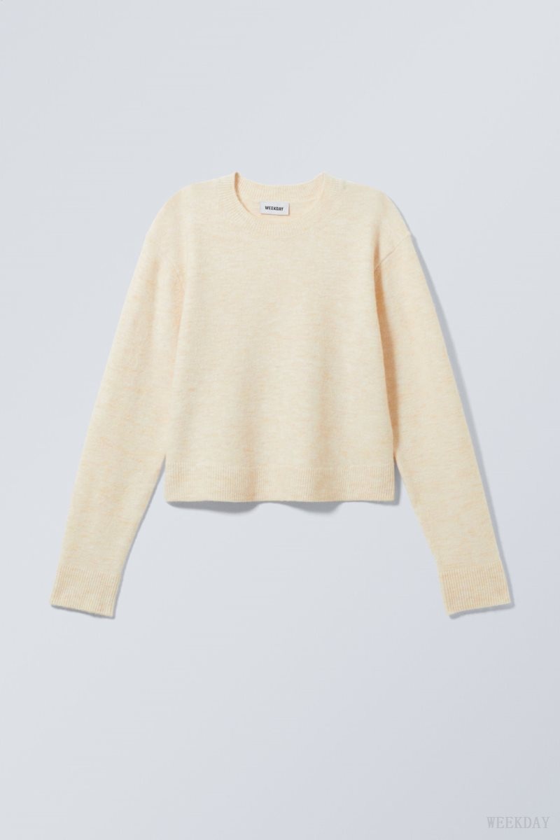 Weekday Ayla Sweater セーター レディース Oat Japan | G9P-3598