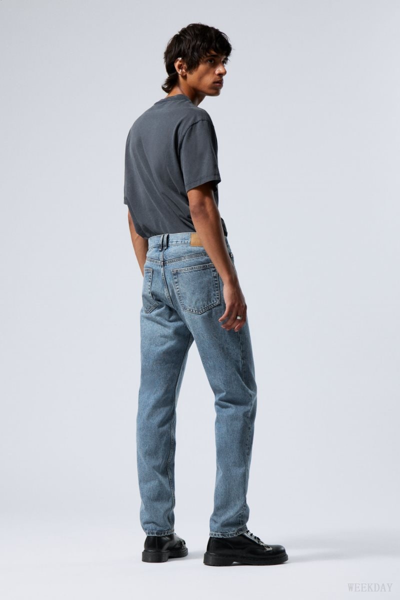 Weekday Barrel Relaxed Tapered Jeans デニム メンズ 青 Japan | F6Y-3023