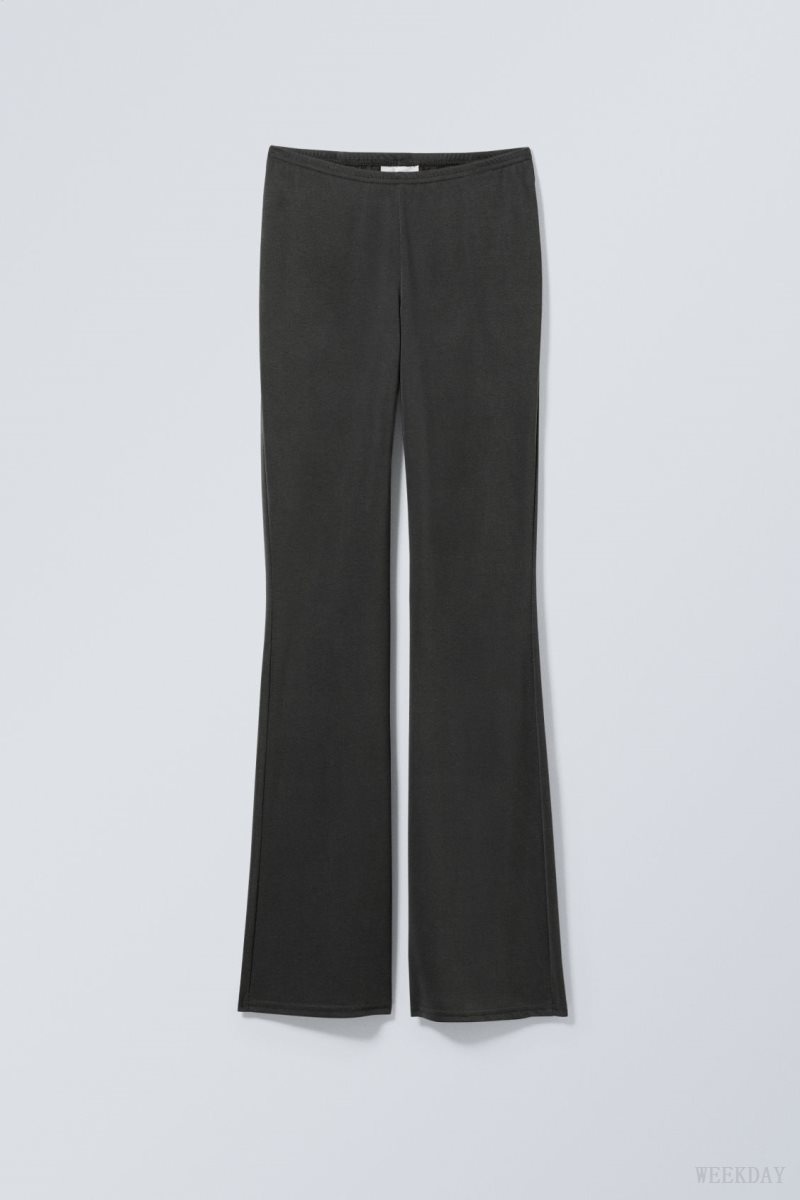 Weekday Bea Jersey Trousers ズボン レディース 黒 Japan | S9E-8638