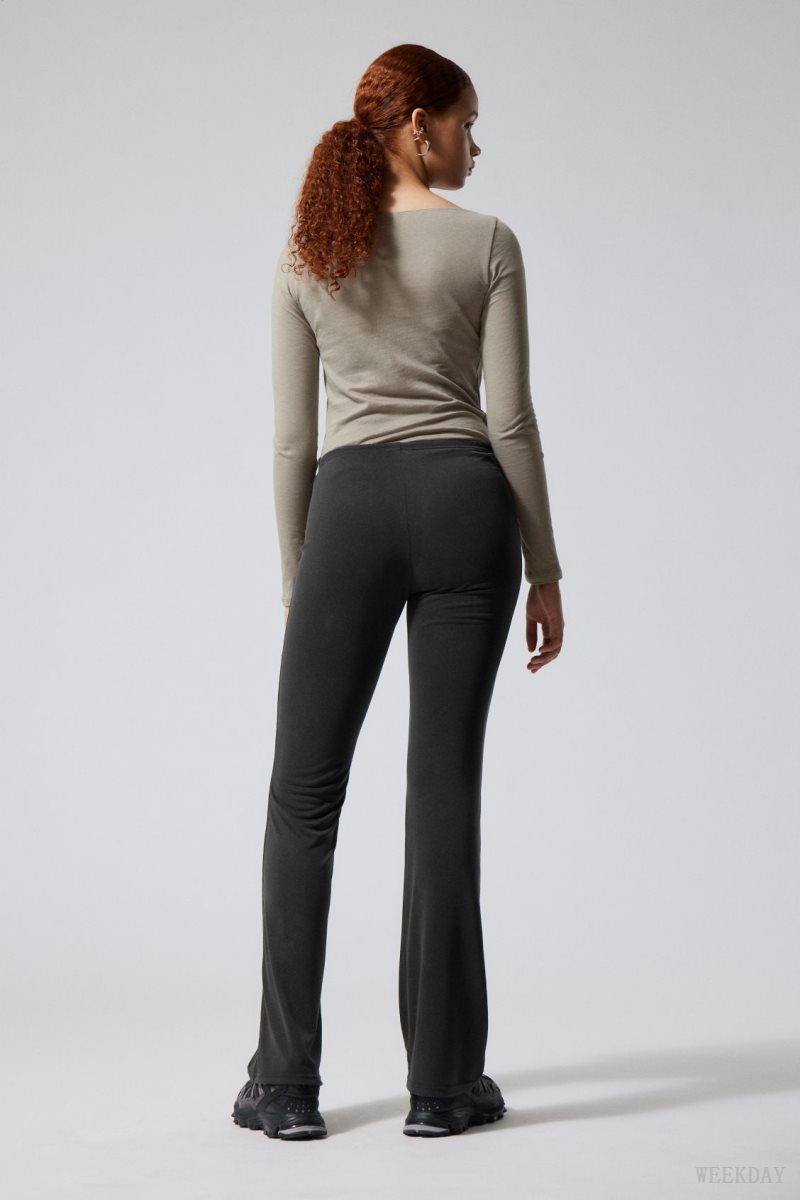 Weekday Bea Jersey Trousers ズボン レディース 黒 Japan | S9E-8638