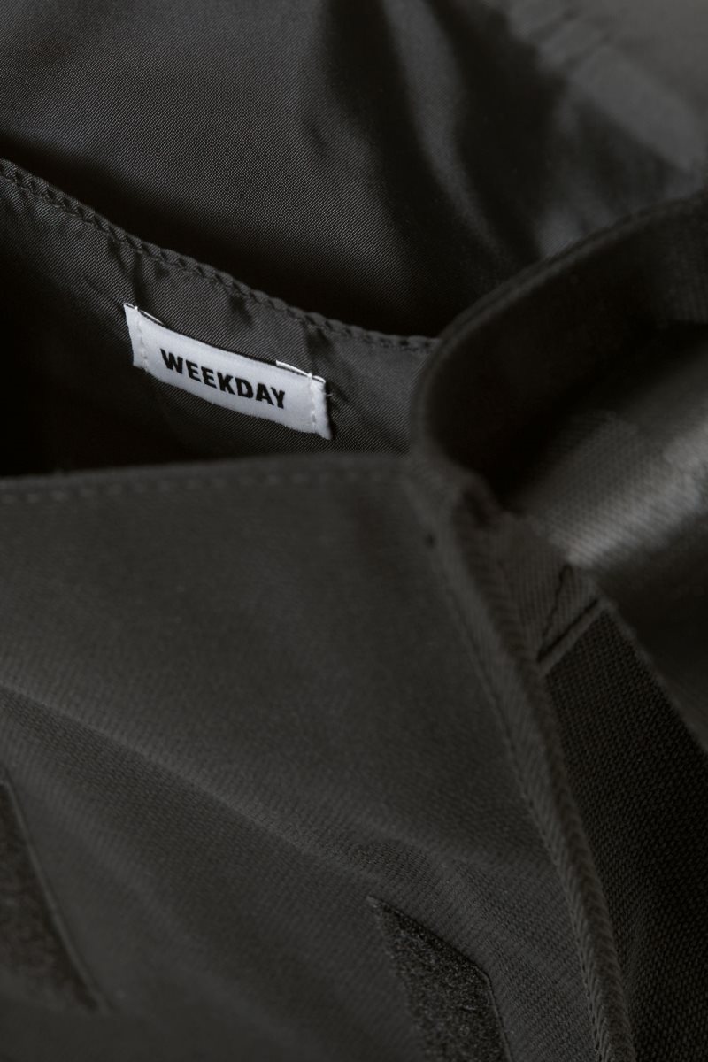 Weekday Becky キャンバス Bag バッグ レディース 黒 Japan | V5E-5369
