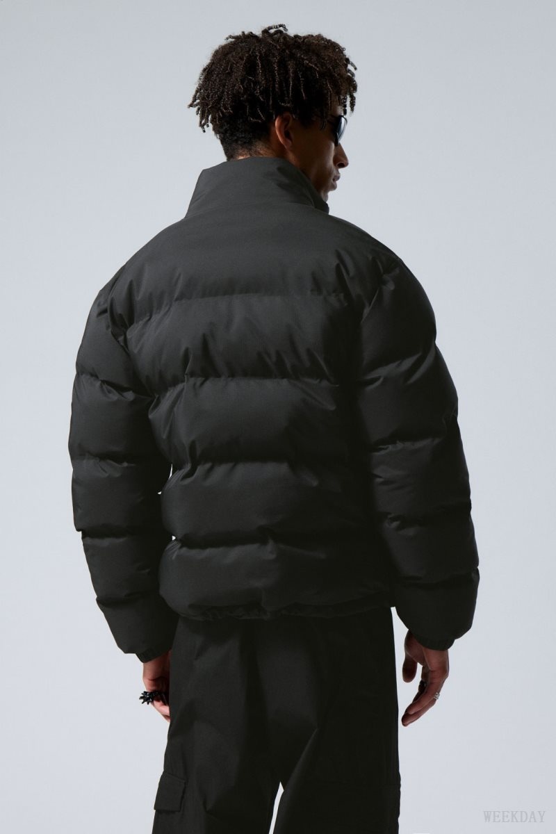 Weekday Cole Puffer Jacket ジャケット メンズ 黒 Japan | H7N-8879