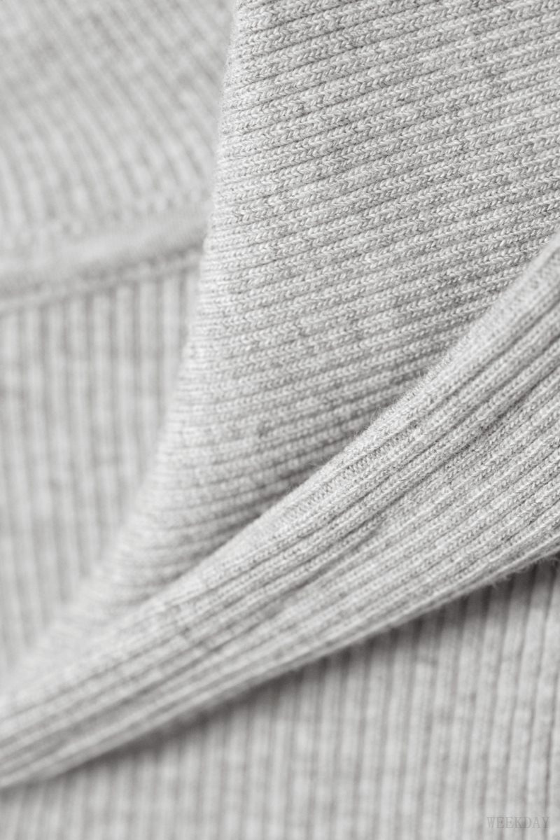 Weekday Cut Tight Zip Hoodie パーカー レディース グレー ブラウン Japan | M1B-5715