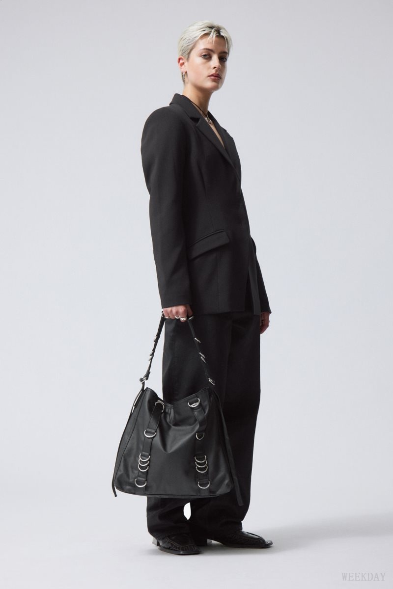 Weekday D-Ring Bag バッグ レディース 黒 Japan | O5P-0480