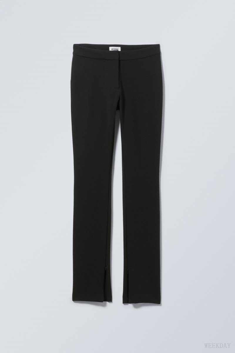 Weekday Dessa slim Trousers ズボン レディース 黒 Japan | G6N-2340