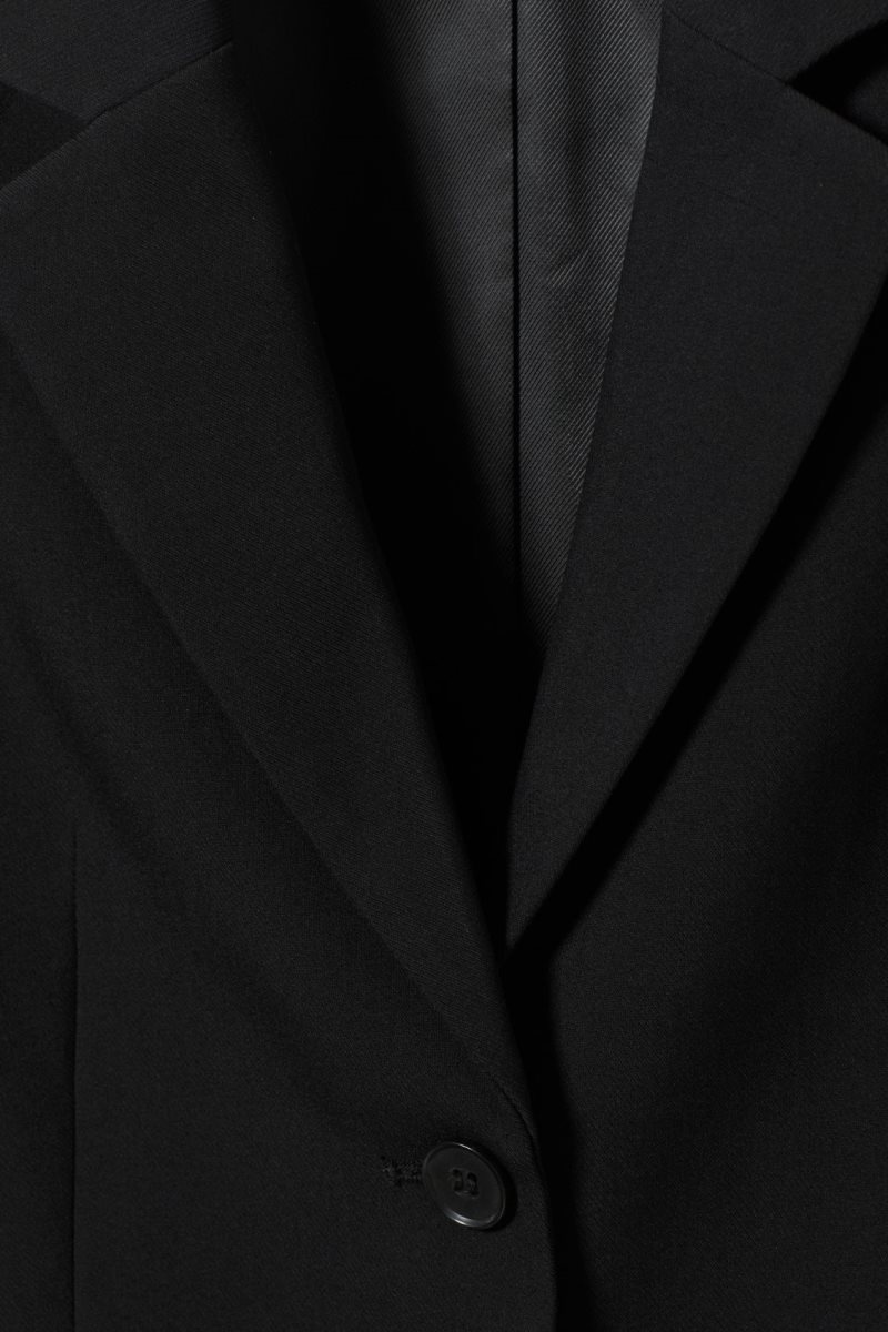 Weekday Esma Fitted Blazer ジャケット レディース 黒 Japan | V0Z-9341