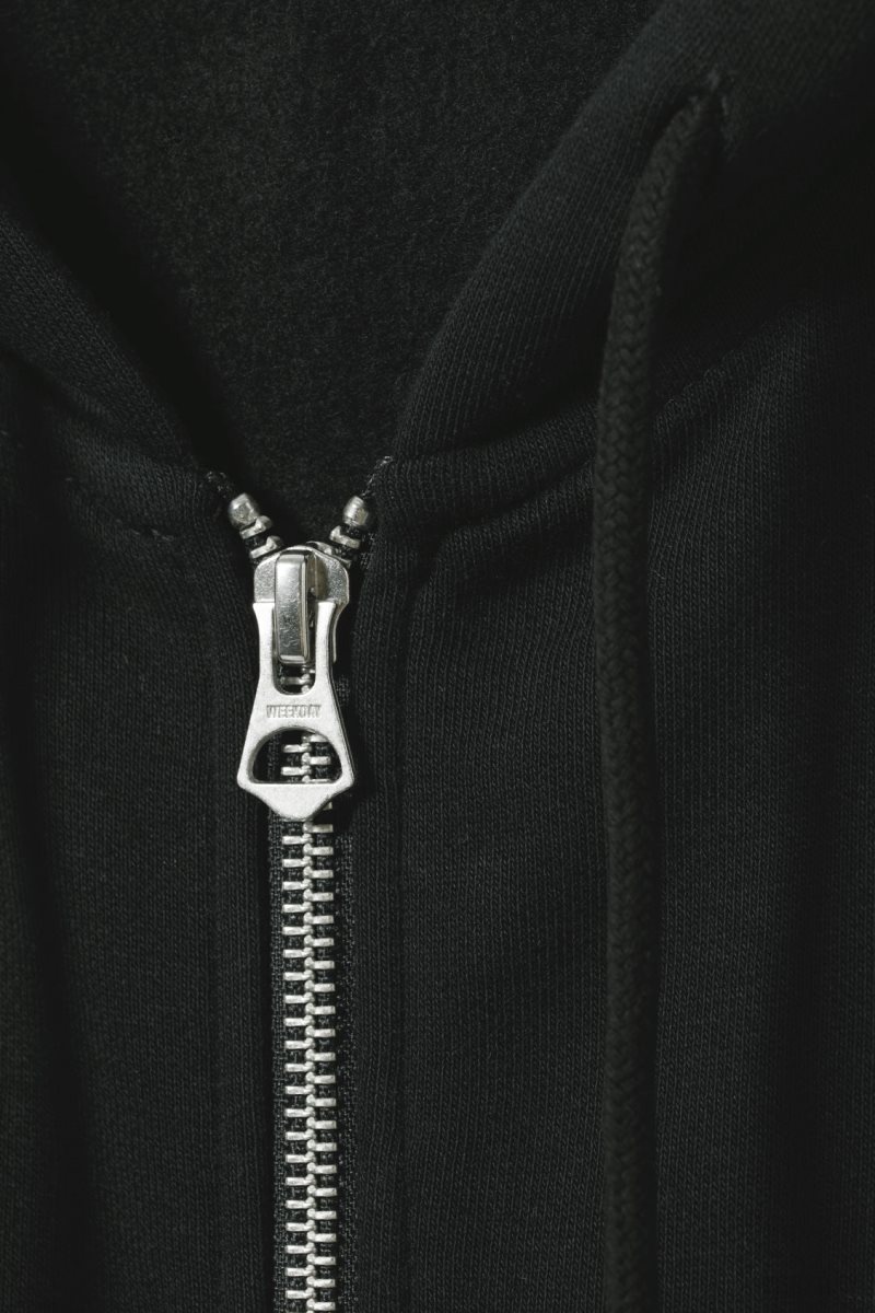 Weekday Essence Standard Zip Hoodie パーカー レディース 黒 Japan | Q9D-3889