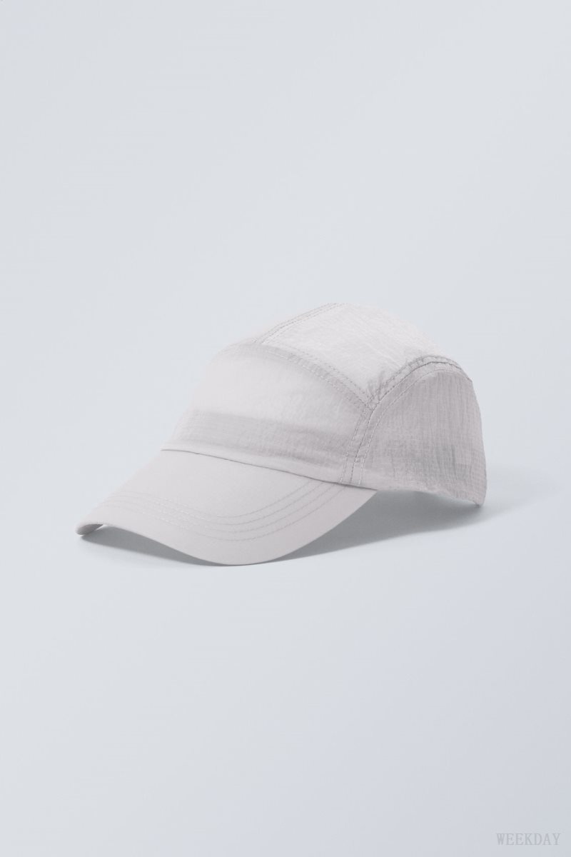 Weekday Essential 運動 Cap ハット レディース ライトグレー Japan | Q0A-1700