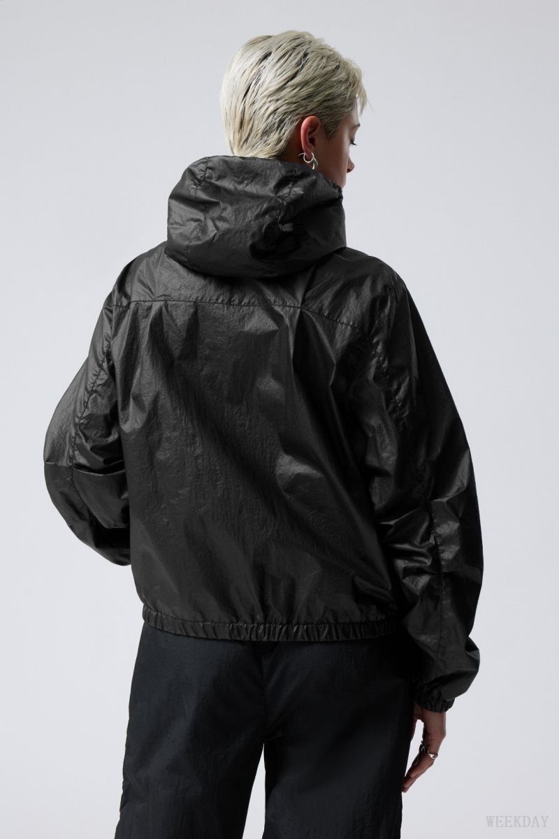 Weekday Faith トラック Jacket ジャケット レディース 黒 Japan | D3S-3638