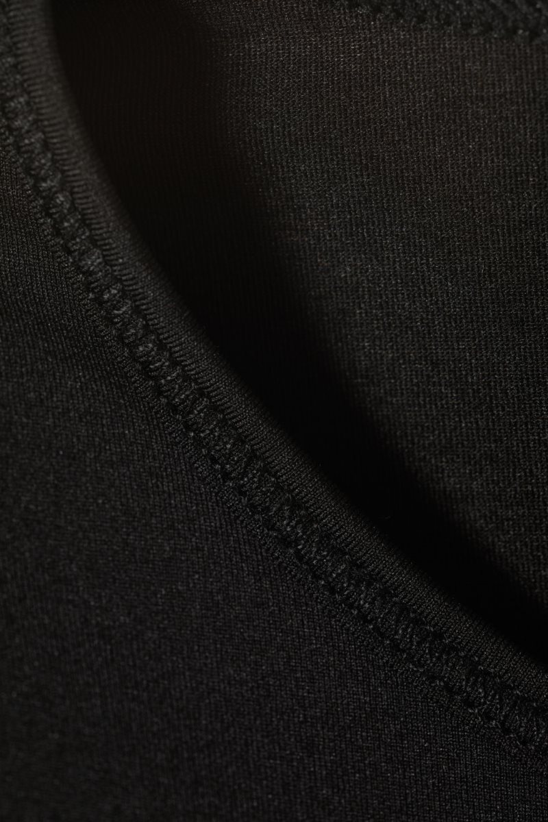 Weekday Fine Long sleeve トップス レディース 黒 Japan | Z6G-8828