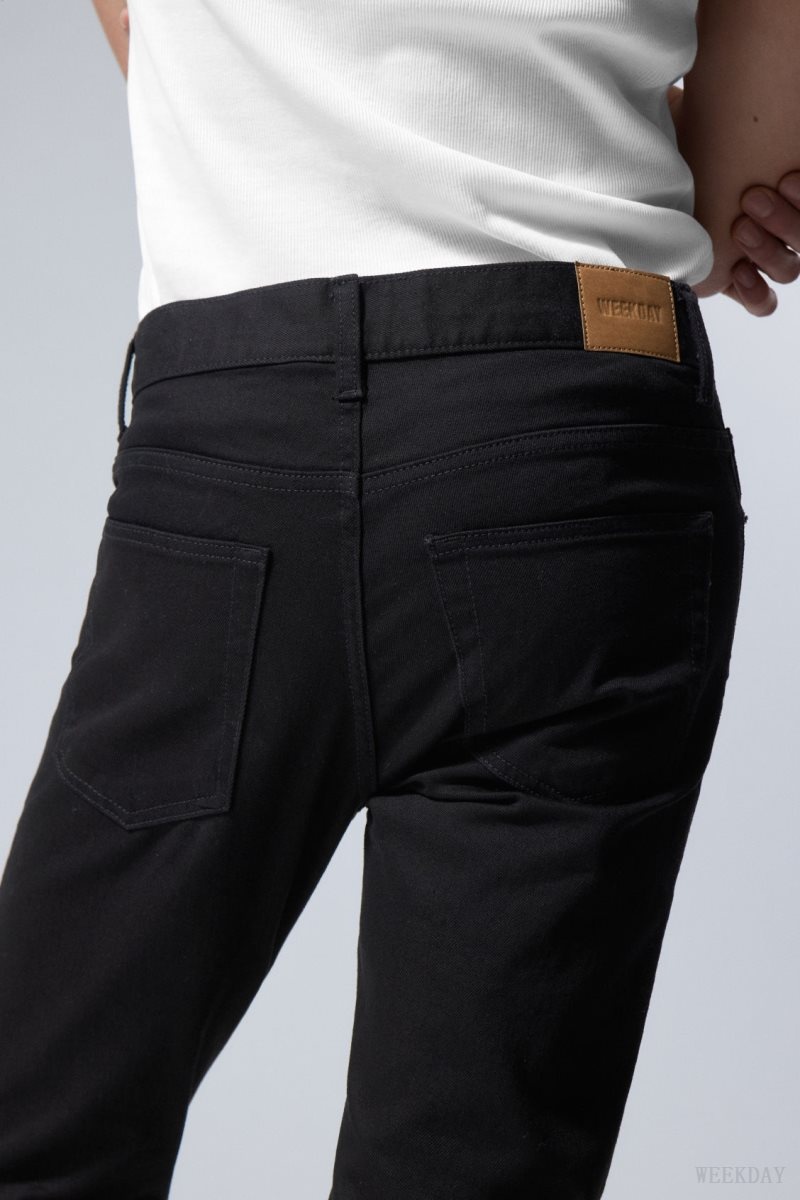 Weekday Friday スキニー Jeans デニム メンズ 黒 Japan | M6U-9668