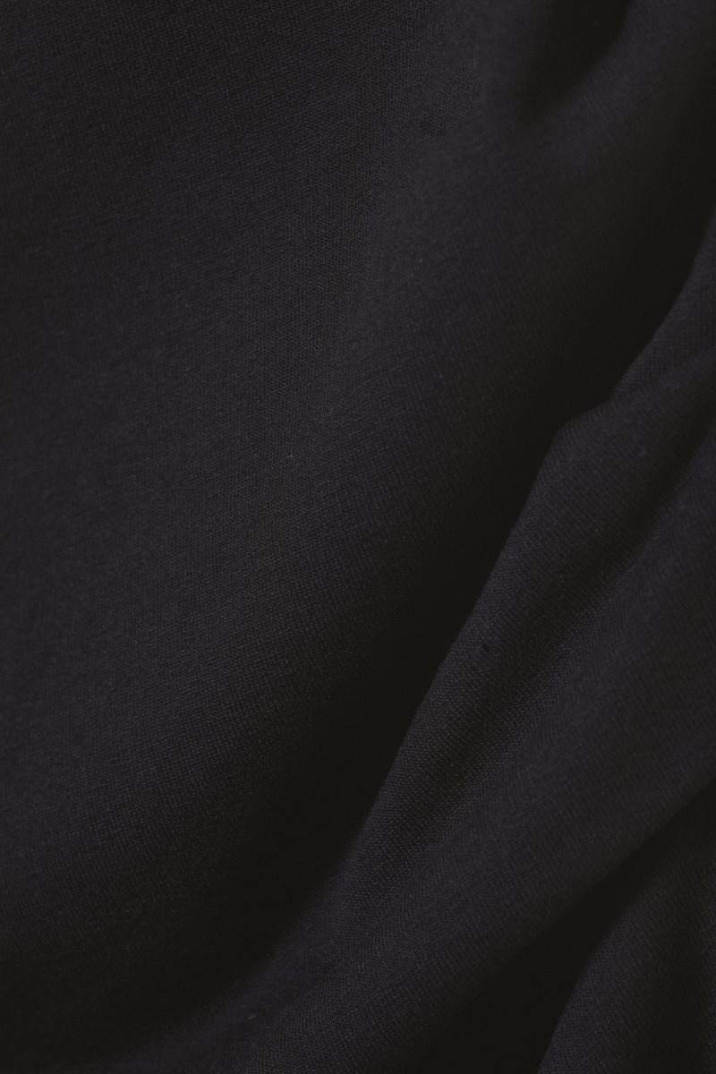Weekday Hera Drape Top トップス レディース 黒 Japan | E5A-4004