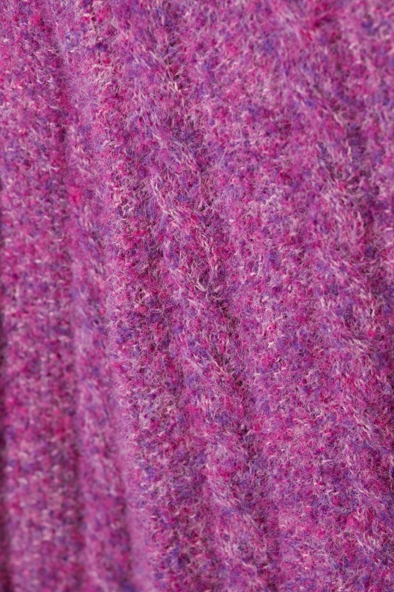 Weekday Jesper ウール Blend Knit Sweater セーター メンズ 暗ピンク Japan | F8B-8702