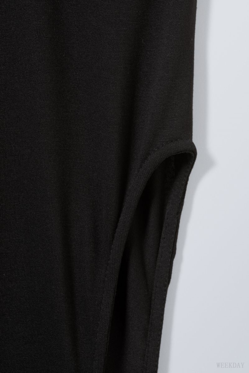 Weekday Joan Slit Skirt スカート レディース 黒 Japan | H8I-1037