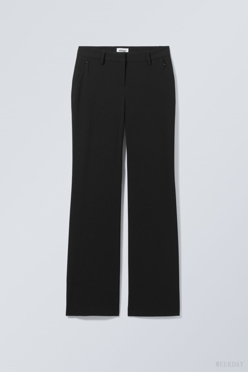 Weekday Kate Flared Suiting Trousers ズボン レディース 黒 Japan | Q0U-3738