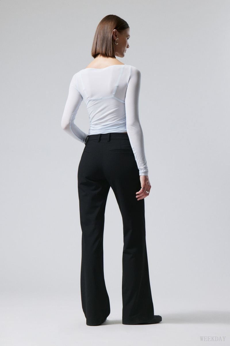 Weekday Kate Flared Suiting Trousers ズボン レディース 黒 Japan | Q0U-3738