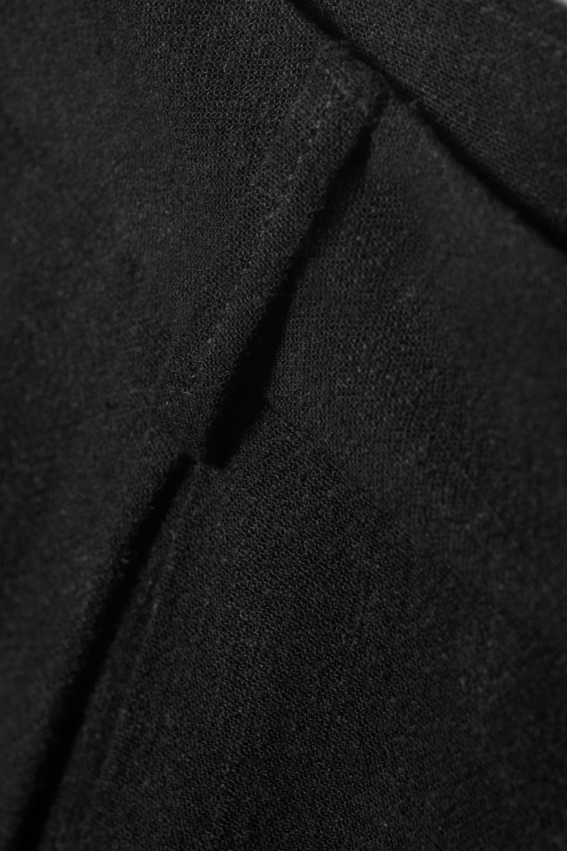 Weekday Lilah Linen Mix Trousers ズボン レディース 黒 Japan | E0K-7594