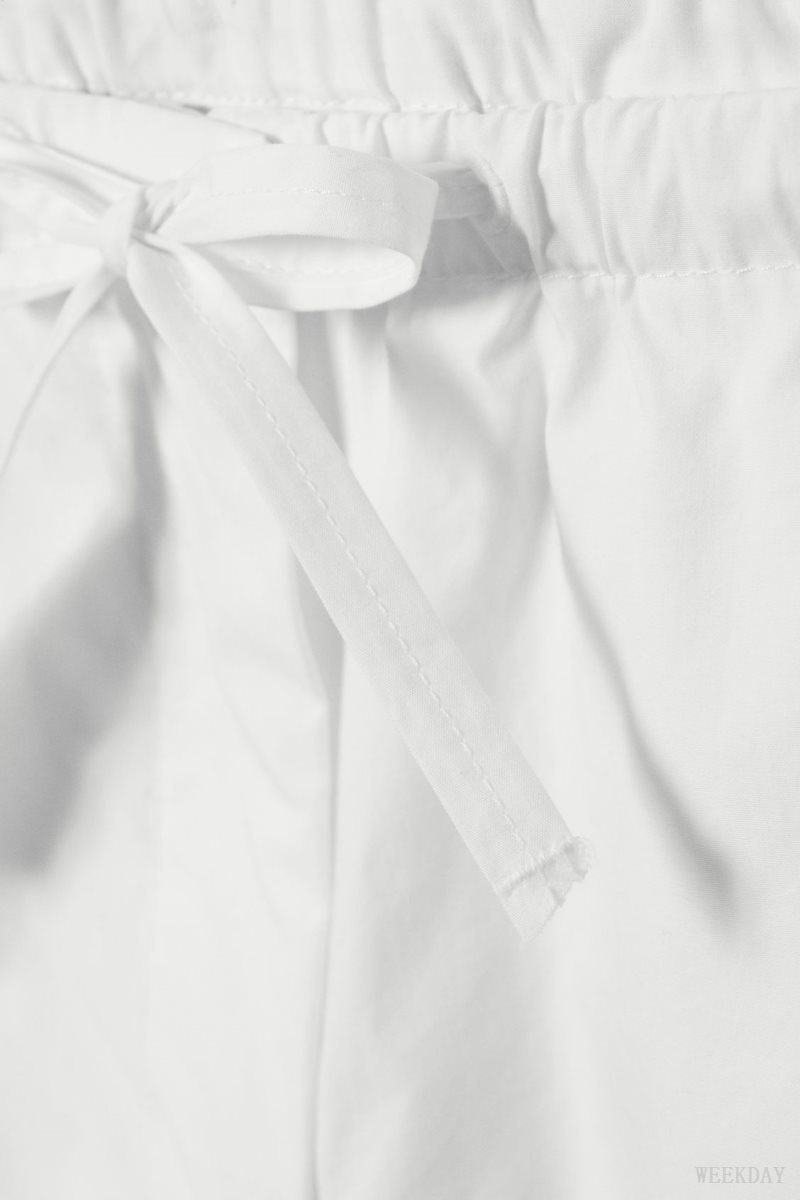 Weekday Luisa Parachute Trousers ズボン レディース 白 Japan | L1G-7895