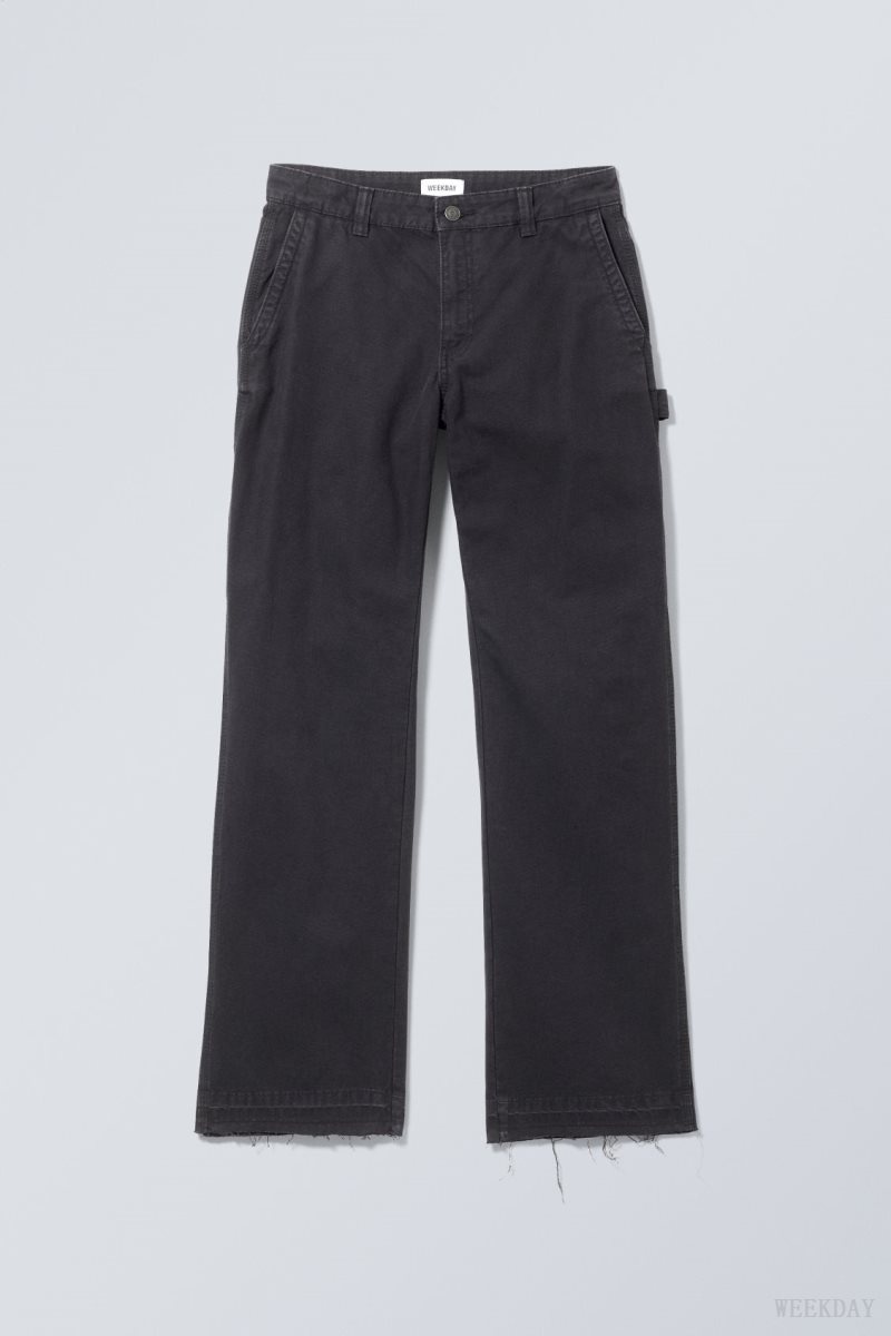 Weekday Mace Carpenter Trousers ズボン レディース 黒 Japan | S4U-5779