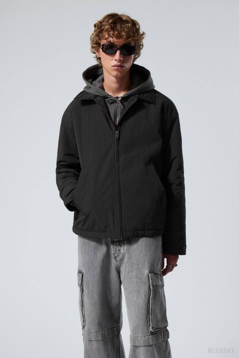 Weekday Martin ナイロン Jacket ジャケット メンズ 黒 Japan | F5I-1228