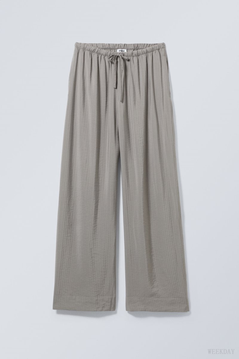Weekday Mia Structured Trousers ズボン レディース グレー Japan | J0K-7323