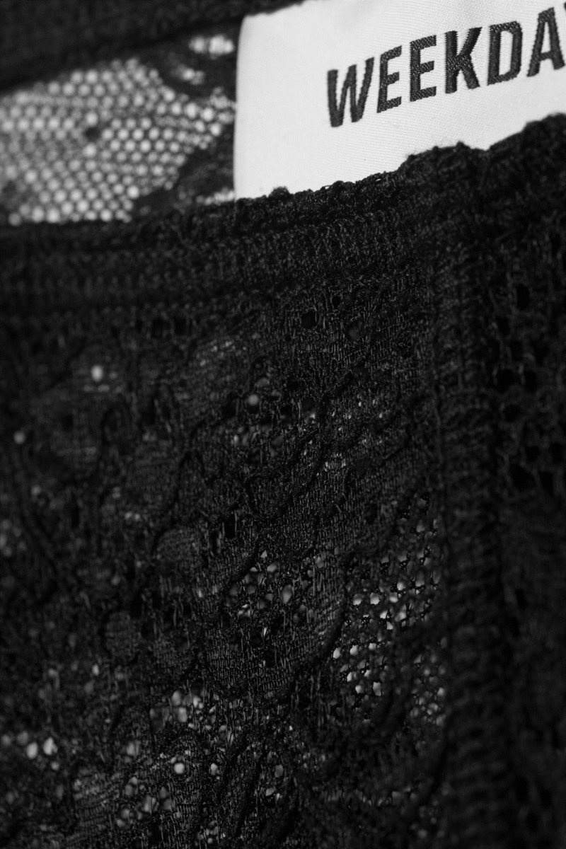 Weekday Mina Flared レース Trousers ズボン レディース 黒 Japan | Y2M-6476