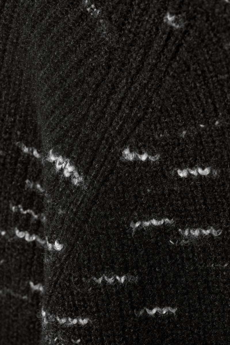 Weekday Norman Relaxed Raglan Sweater セーター メンズ 黒 Japan | I8C-3132