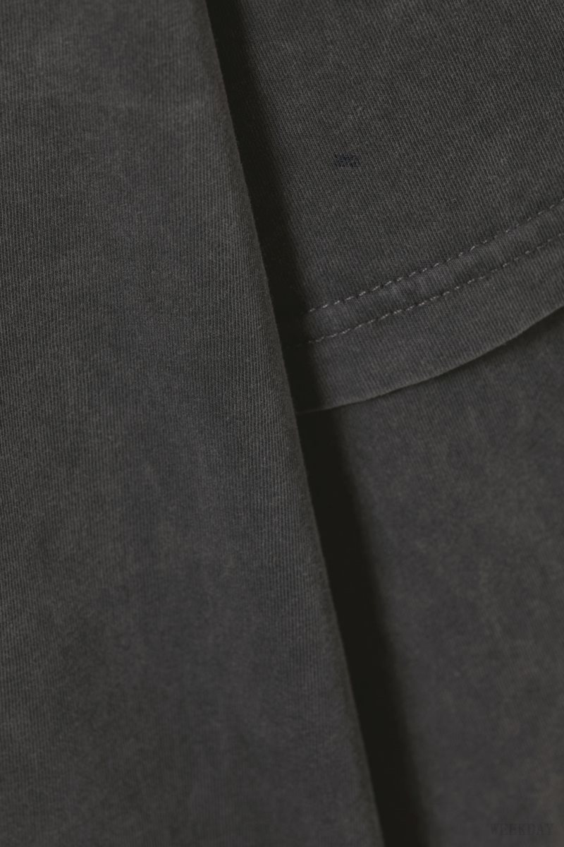 Weekday Oversized Double Longsleeve Top トップス レディース 黒 Japan | E8L-2603