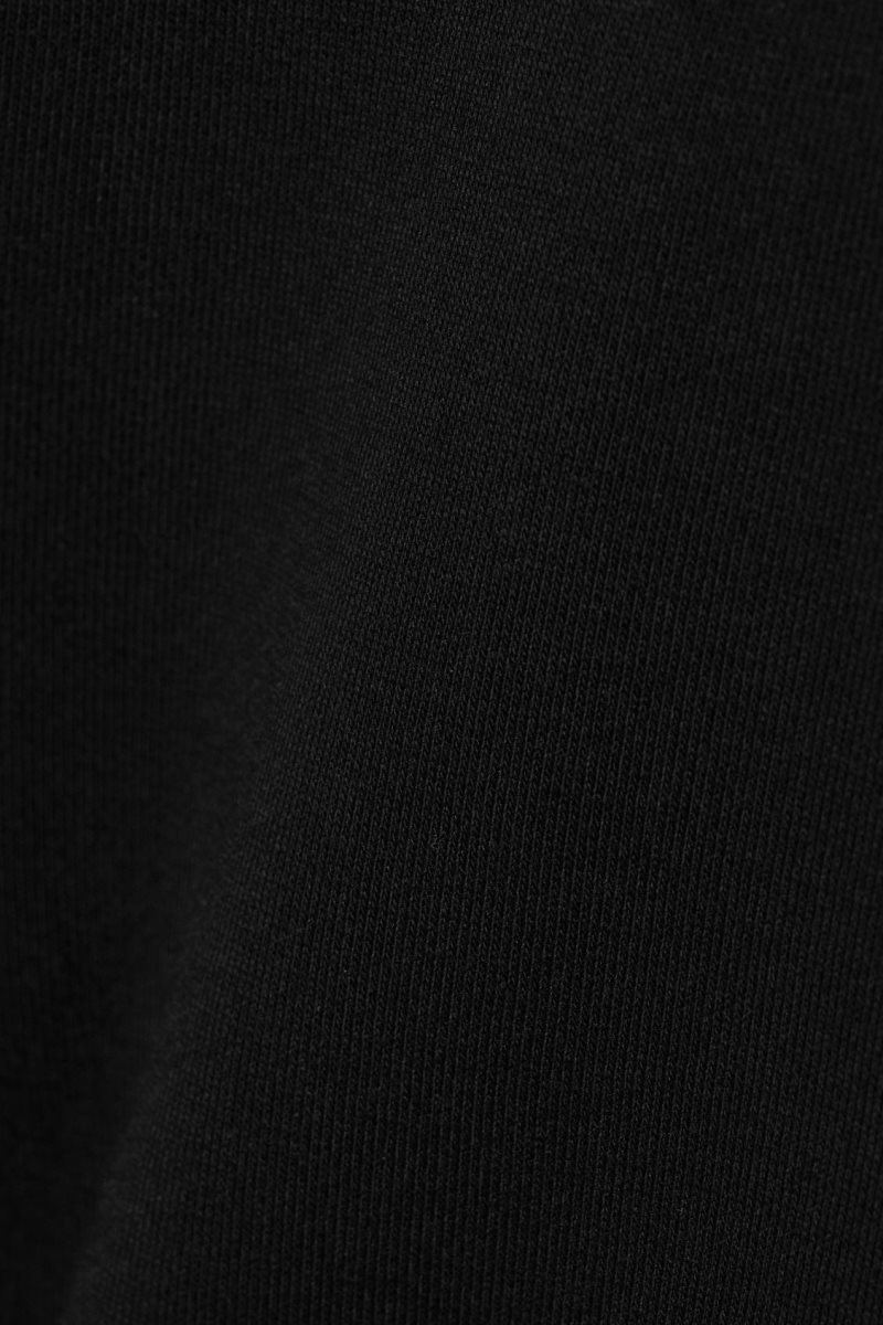 Weekday Relaxed Heavy Half Zip Sweater スウェットシャツ メンズ 黒 Japan | A1K-7234