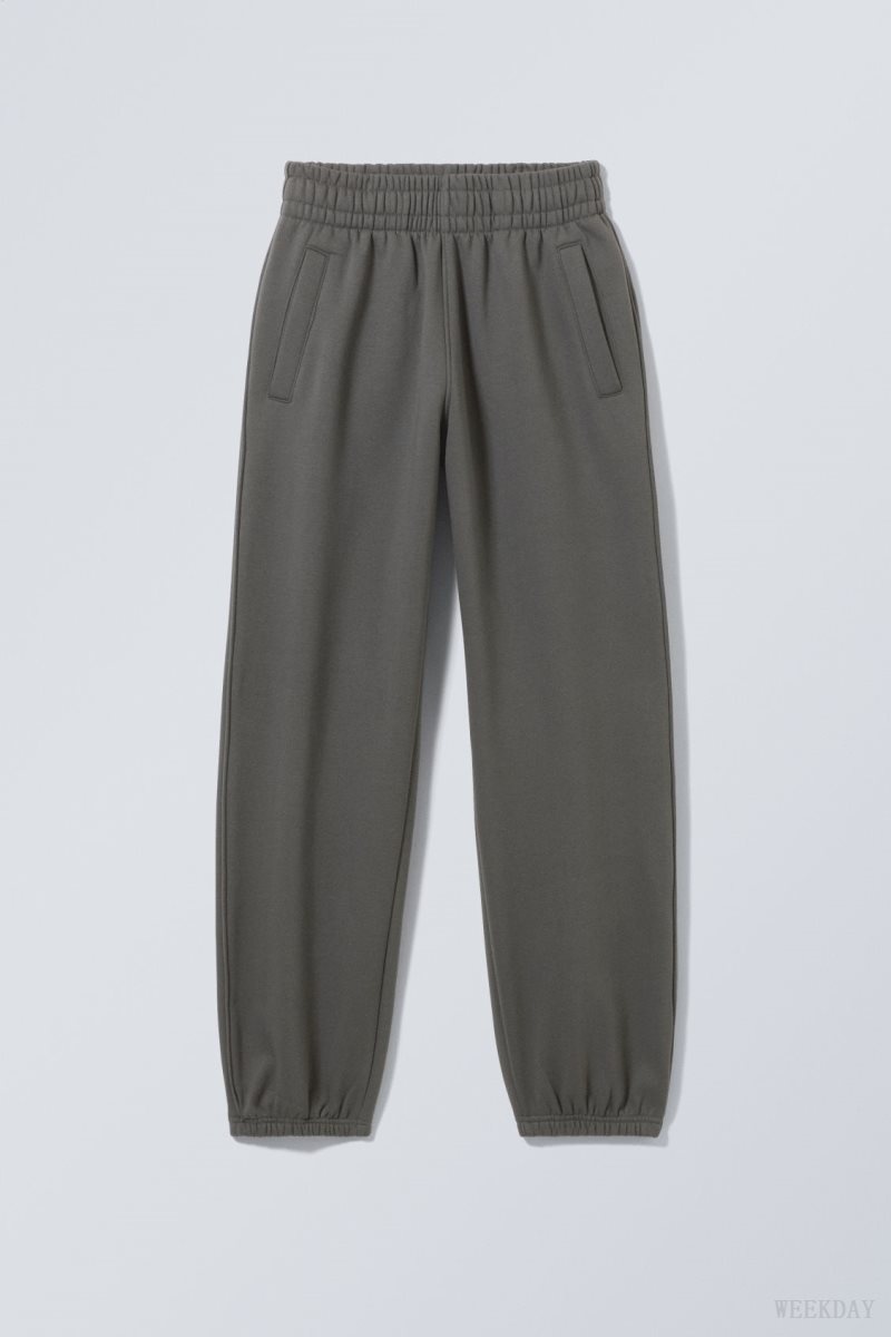 Weekday Relaxed Heavy Sweatpants ズボン メンズ 暗グレー Japan | C1T-3209