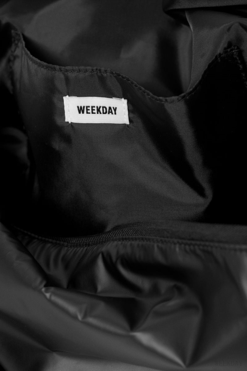Weekday Samir Metallic Bag バッグ メンズ 黒 Japan | E9E-3737