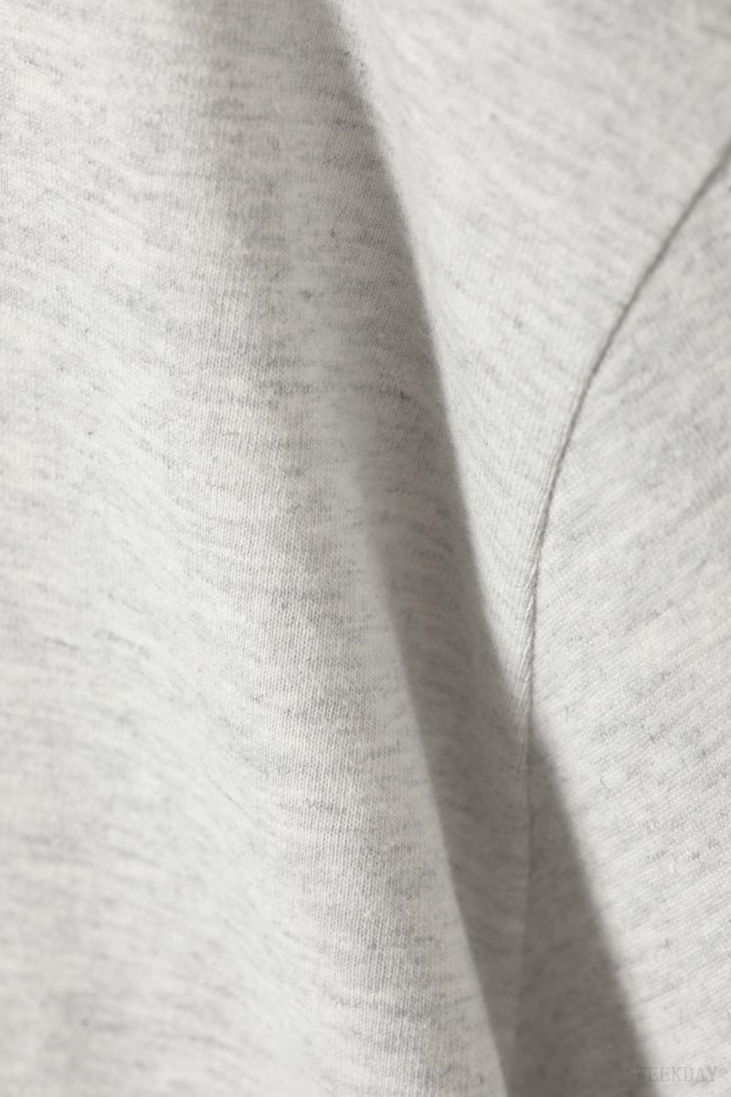 Weekday Soft Oversized T-shirt トップス レディース ライトグレー Japan | I3P-6285