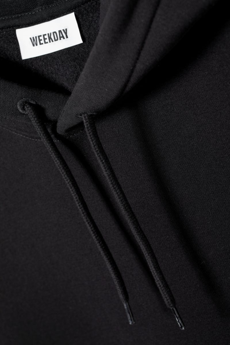 Weekday Standard Midweight Hoodie パーカー メンズ 黒 Japan | R9Z-8583