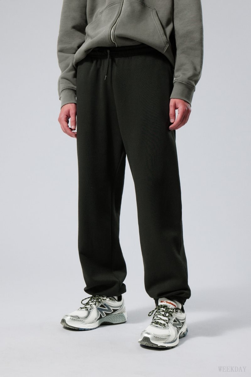 Weekday Standard Sweatpants ズボン メンズ 黒 Japan | Q4P-5048