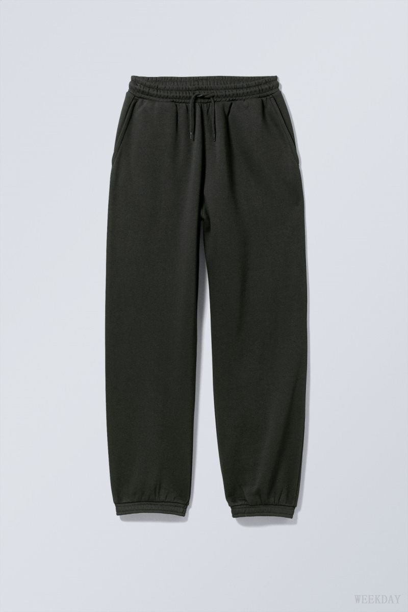 Weekday Standard Sweatpants ズボン メンズ 黒 Japan | Q4P-5048