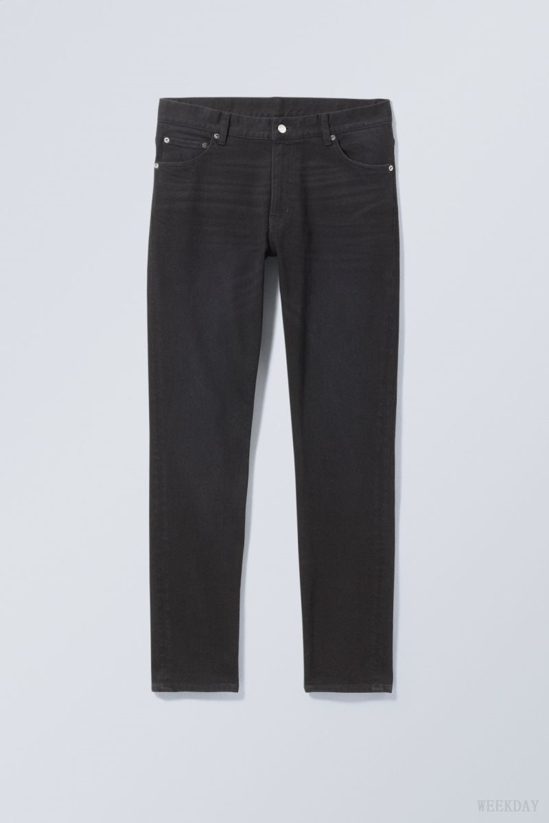 Weekday Sunday Slim Tapered Jeans デニム メンズ 黒 Japan | C2E-2805