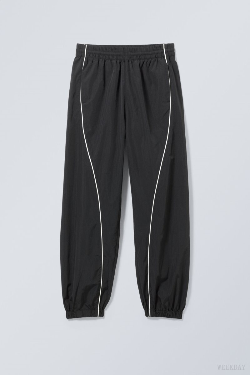 Weekday Thomas Joggers ズボン メンズ 黒 Japan | M3H-7577
