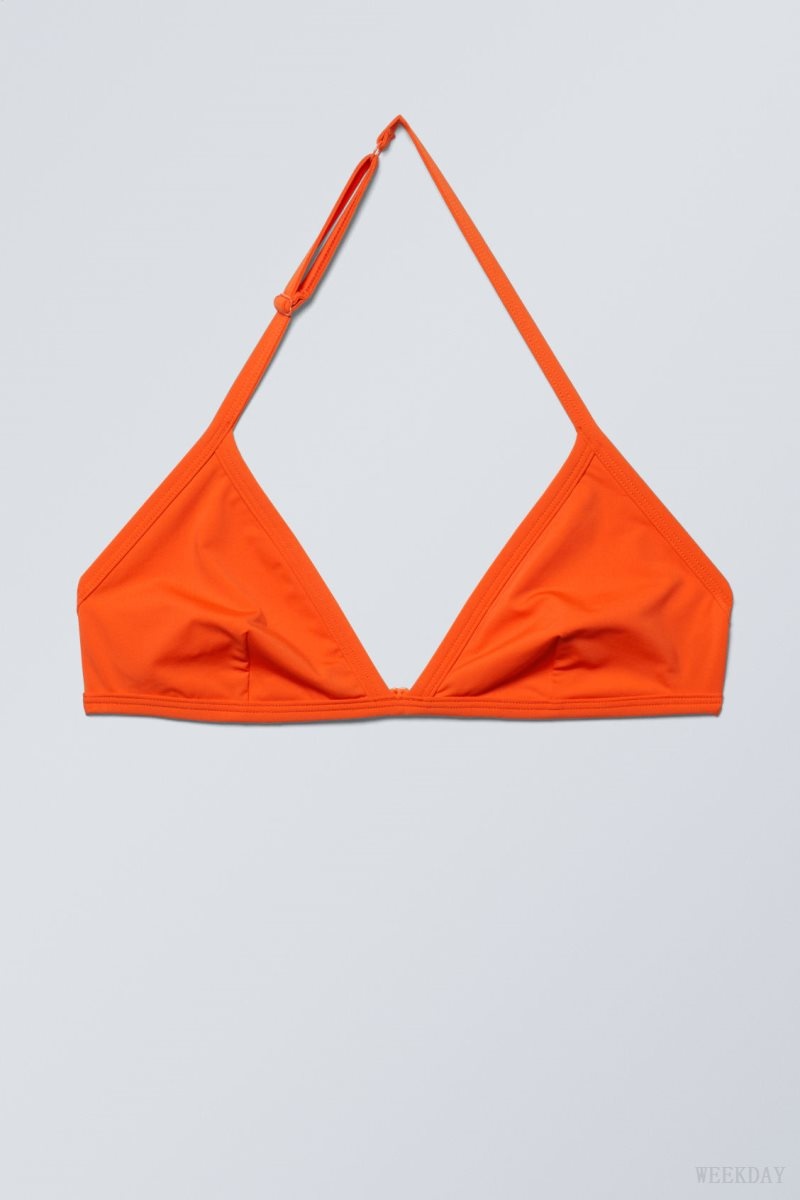 Weekday Vega Halter Triangle Bra ブラ レディース 赤 Japan | Z7W-7741
