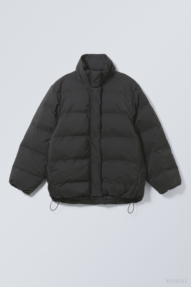 Weekday Xena Puffer Jacket ジャケット レディース 黒 Japan | H0Y-7242