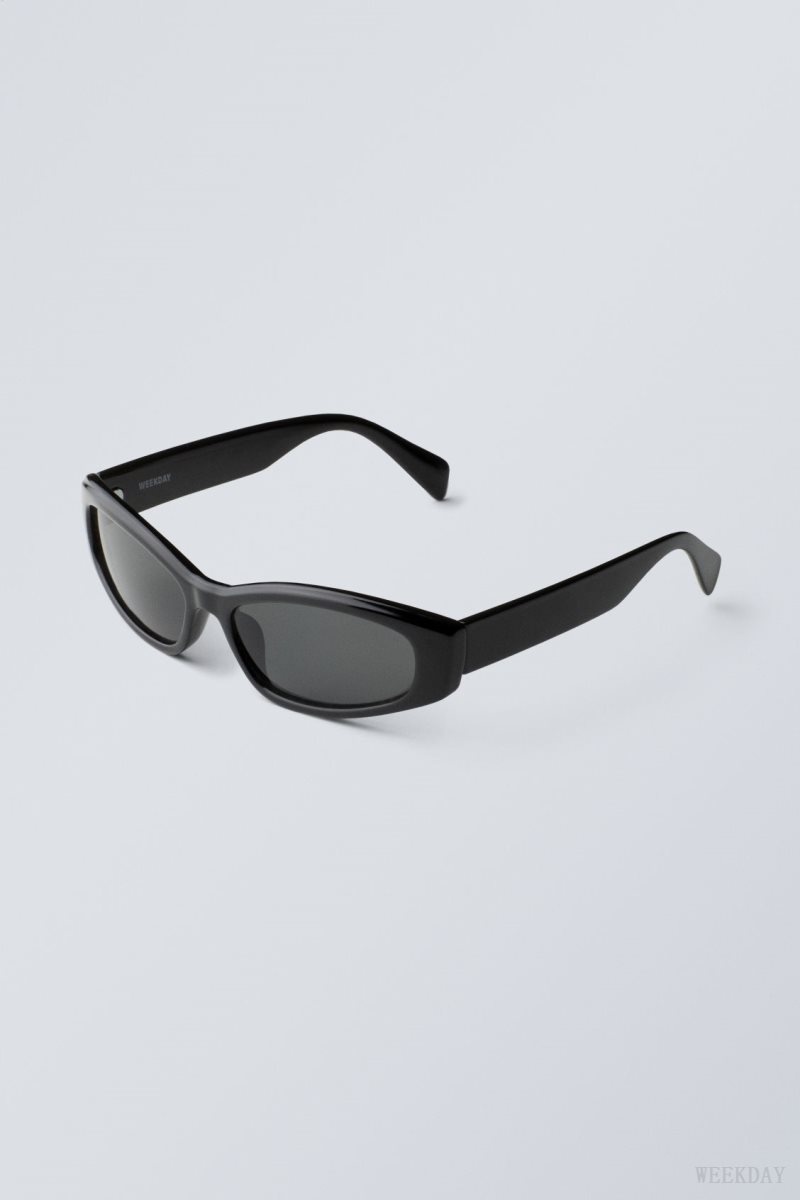 Weekday スライドサンダル Sunglasses サングラス メンズ 黒 Japan | M2C-7932