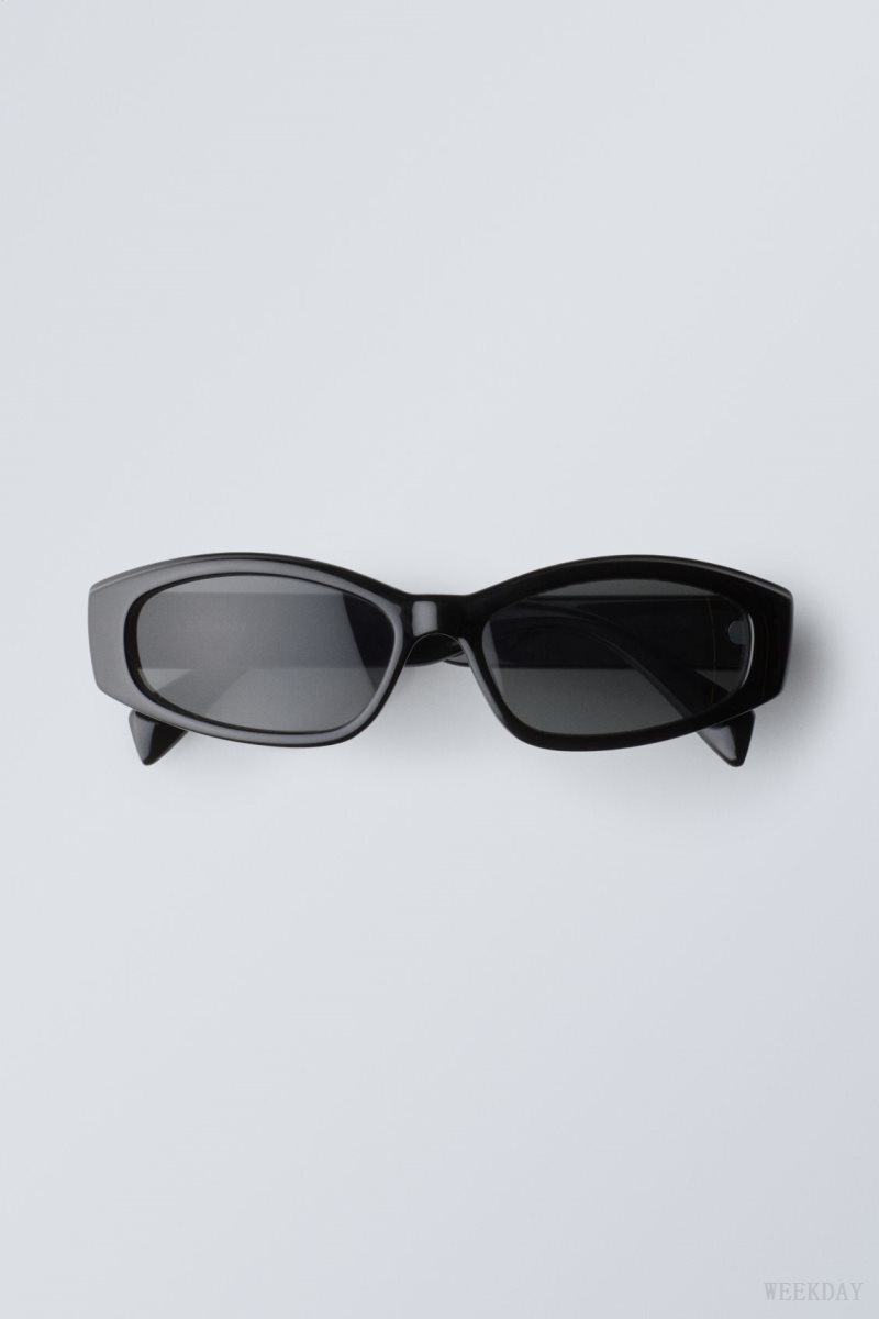 Weekday スライドサンダル Sunglasses サングラス メンズ 黒 Japan | M2C-7932